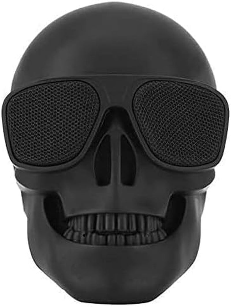 Skull Speaker, Portable Bluetooth Speakers Unique Speaker 8W Output Bass Stereo Compatible for Desktop Pc/Laptop/Mobile Phone/Mp3/Mp4 Player for Halloween Decorations for Gift Party