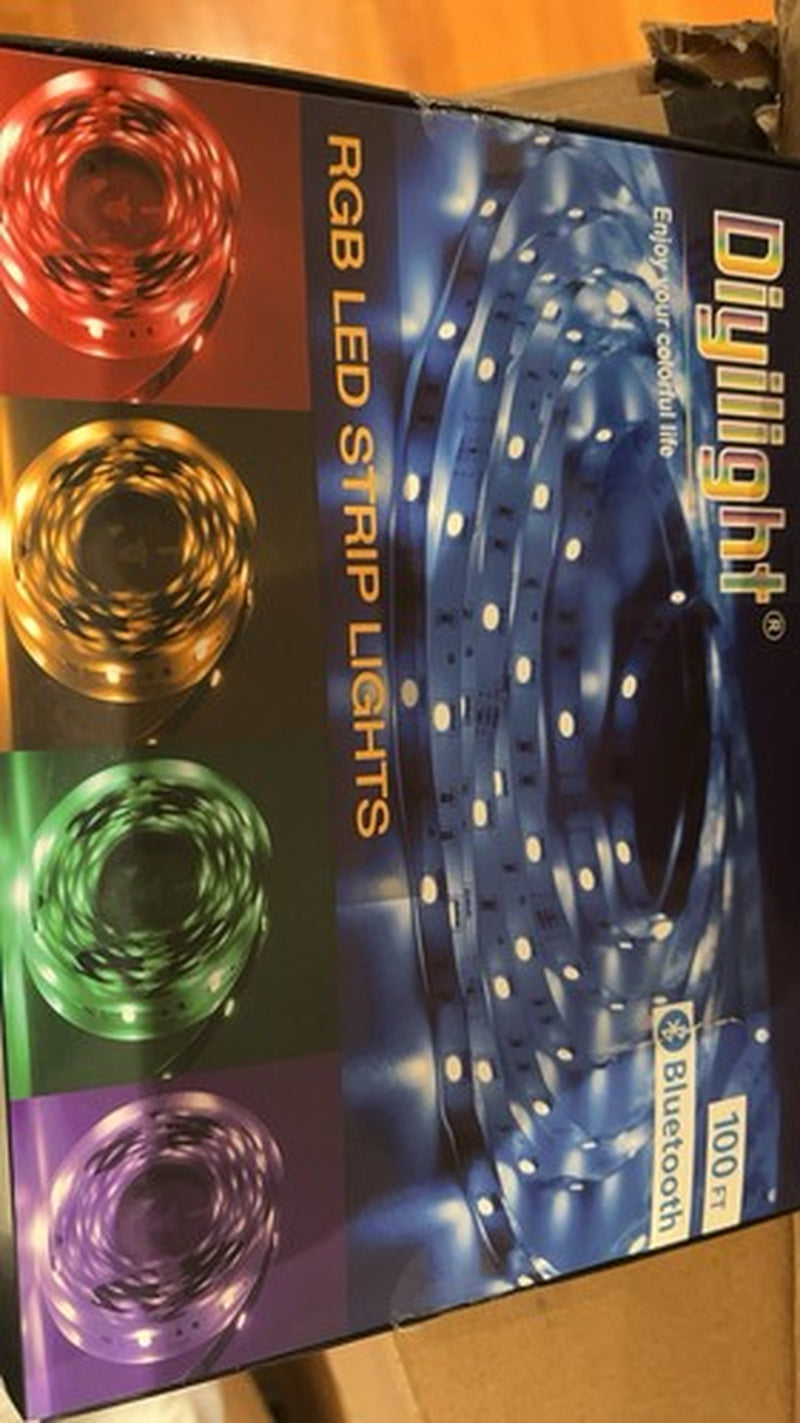 50 Ft LED Strip Lights, Smart Light with App Remote Control, RGB LED 1 ROLL 50Ft