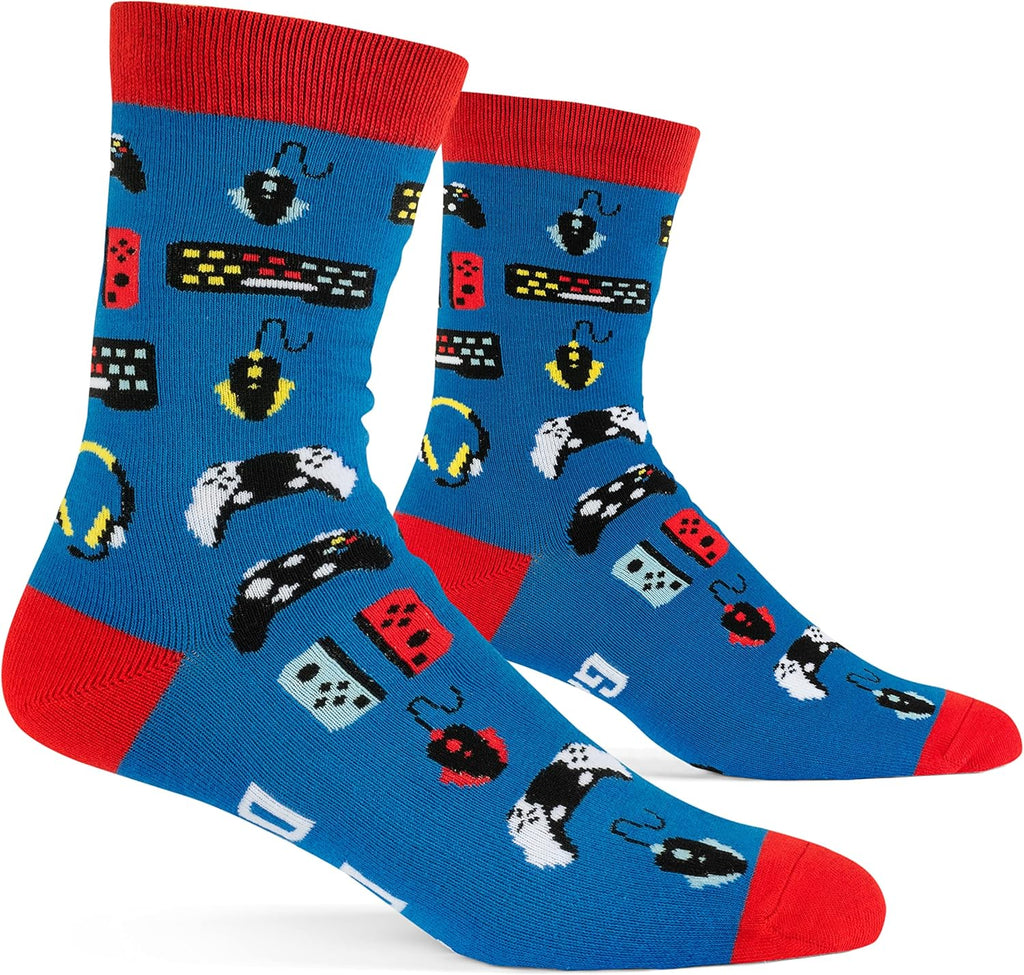 Funny Socks for Geeks - Cool Gifts for Gamers, Musicians and Teachers