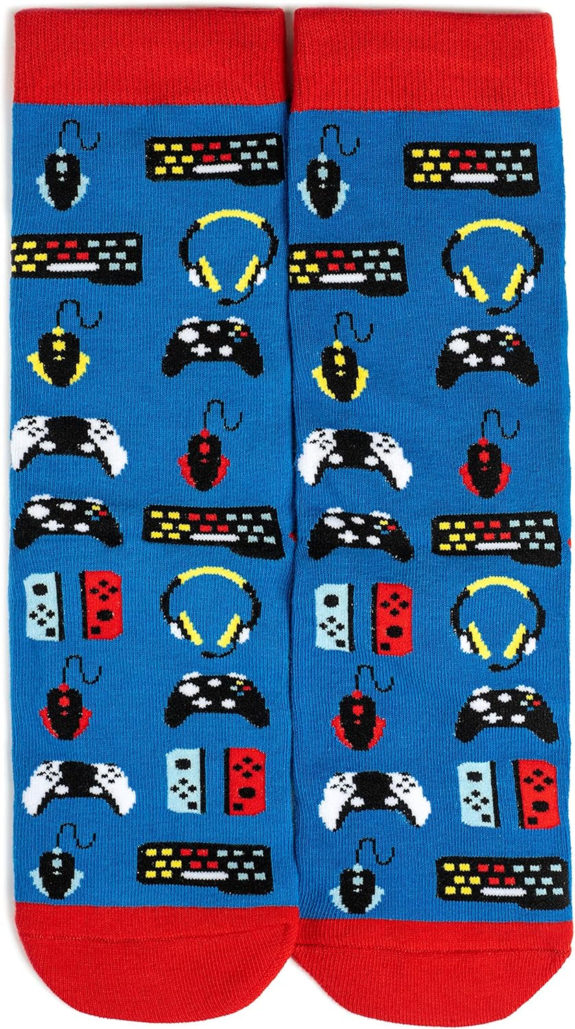 Funny Socks for Geeks - Cool Gifts for Gamers, Musicians and Teachers