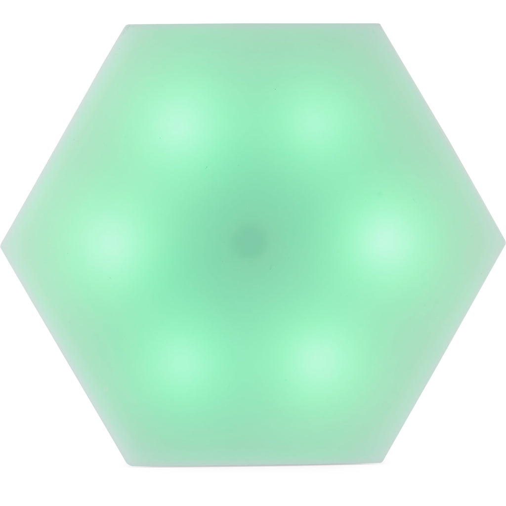 Hexaglow RGB Light Panels: 3-Pack Hexagon Modular LED Lights with Touch-Activation, Remote Control