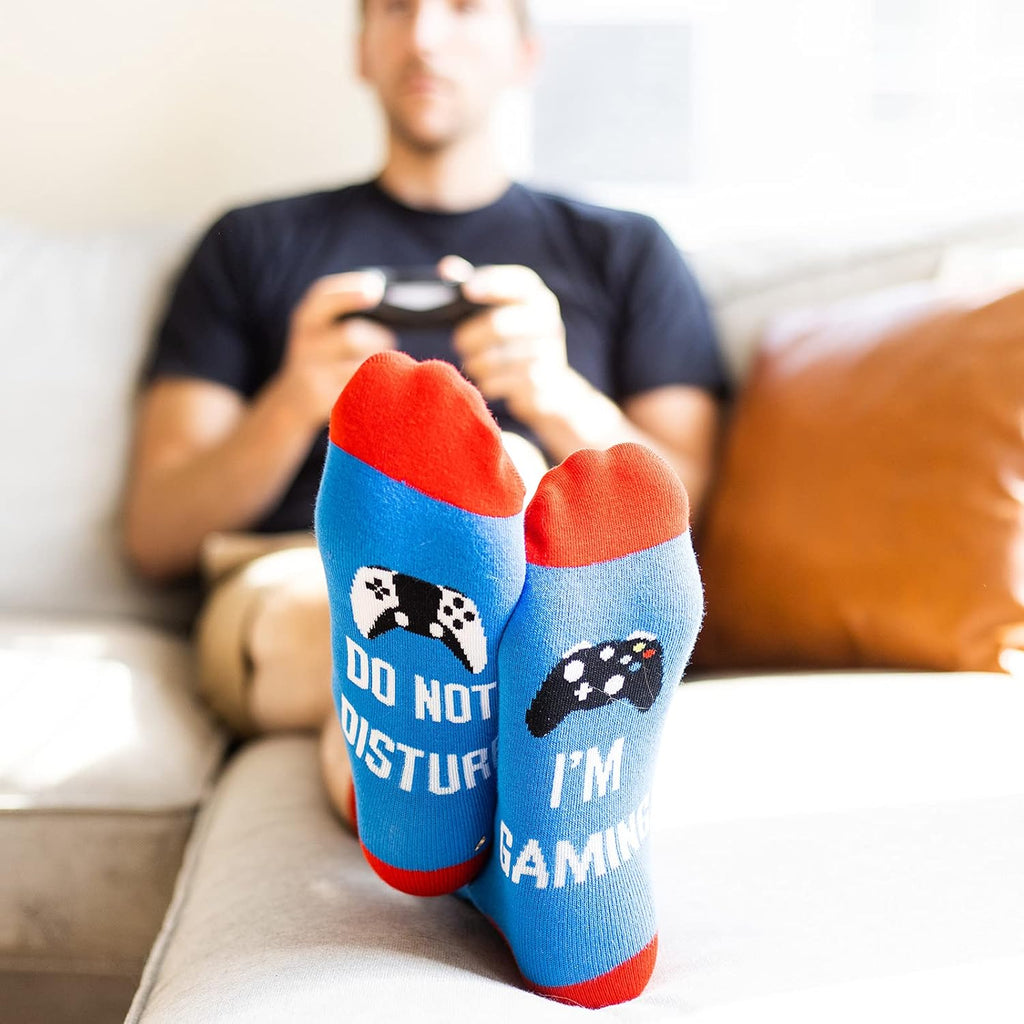 Funny Socks for Geeks - Cool Gifts for Gamers, Musicians and Teachers