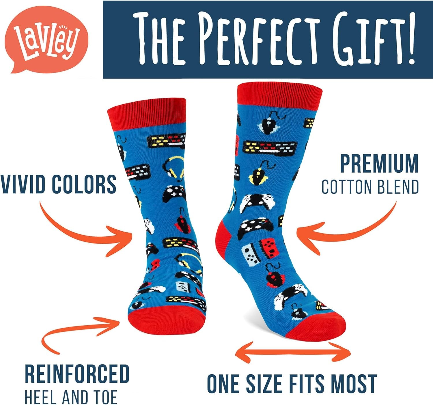 Funny Socks for Geeks - Cool Gifts for Gamers, Musicians and Teachers