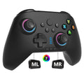 024 Wireless Gaming Controller Compatible with PC, Ios, and Android, Bluetooth Gaming Controller with RGB Lights, Hall Joysticks/Hall Triggers, Black
