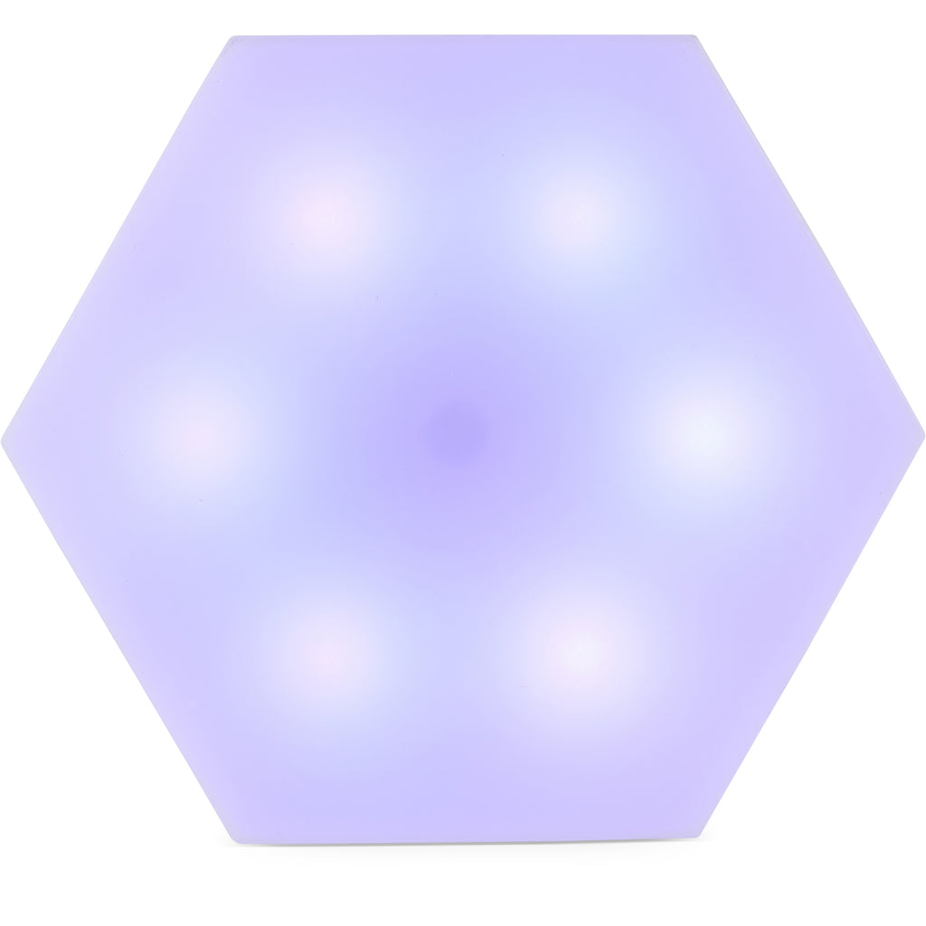 Hexaglow RGB Light Panels: 3-Pack Hexagon Modular LED Lights with Touch-Activation, Remote Control