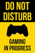 Disturb Gaming Poster - 11X17 Inches